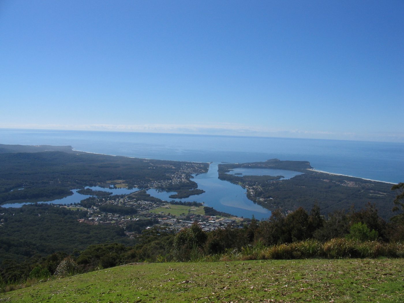 Laurieton and Camden Haven from North Brother